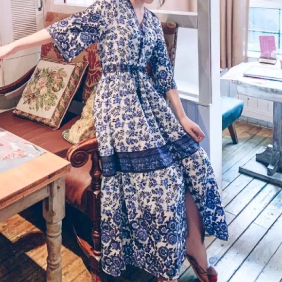 KJANSY Dresses & Skirts - Bohemian Gypsy Floral Paisley Dress